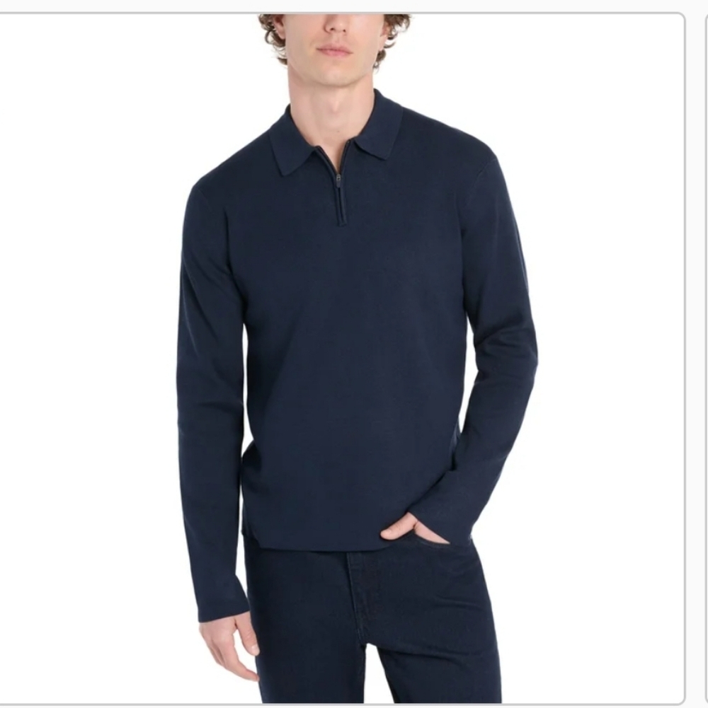 (Ew)Hickey Freeman Men's Longsleeves Sweater Polo